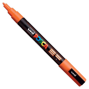 Marker Posca PC-3M - Uni - pomarańczowy, orange