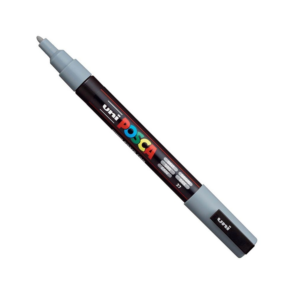 Marker Posca PC-3M - Uni - szary, grey