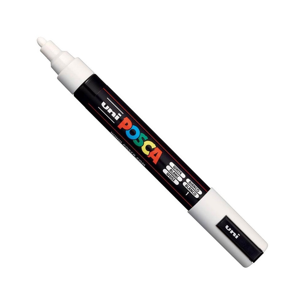 Marker Posca PC-5M - Uni - biały, white