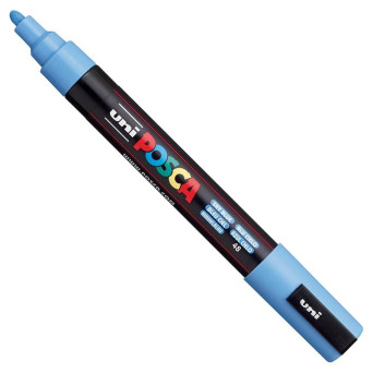 Marker Posca PC-5M - Uni - błękitny, sky blue
