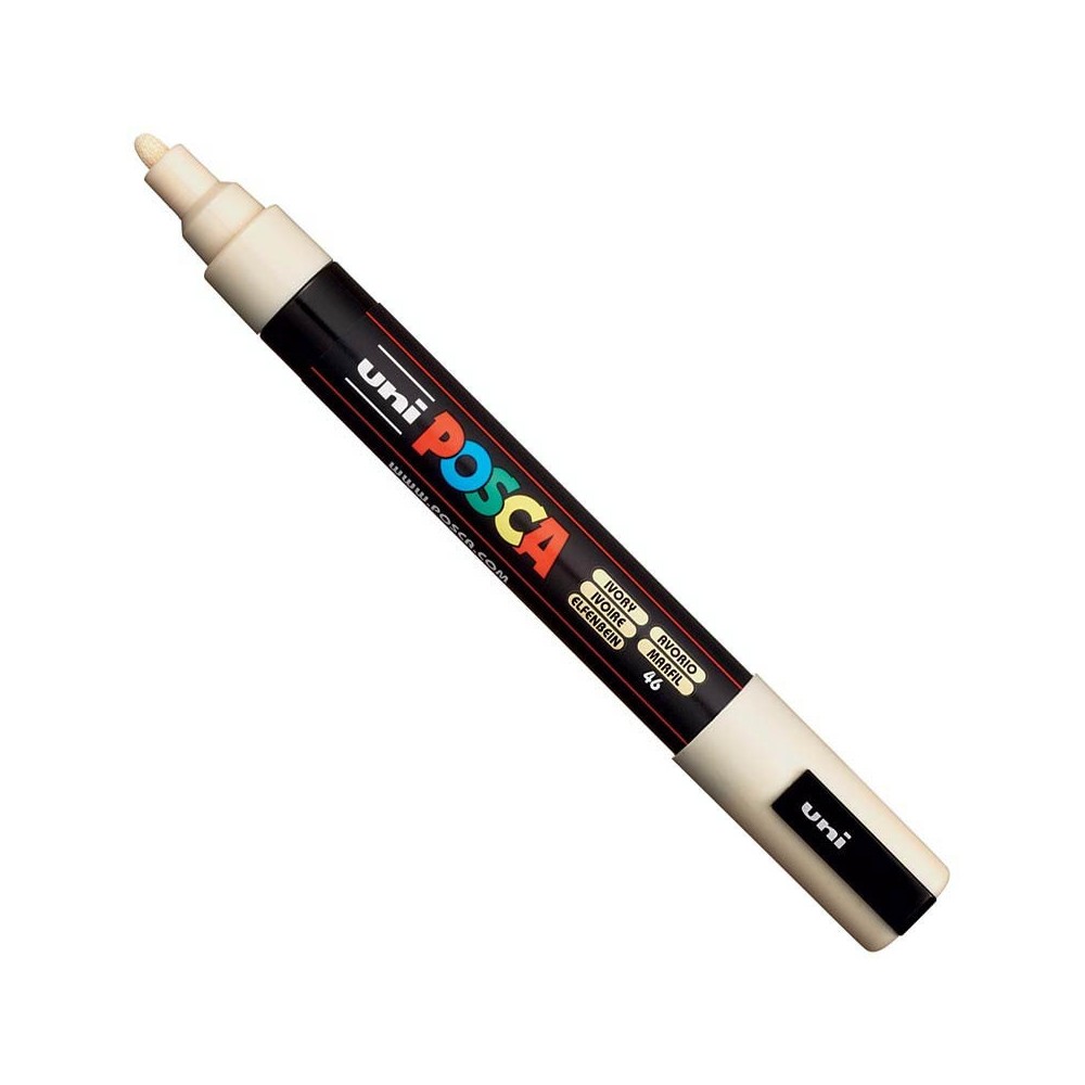 Marker Posca PC-5M - Uni - kość słoniowa, ivory