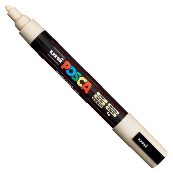 Marker Posca PC-5M - Uni - kość słoniowa, ivory