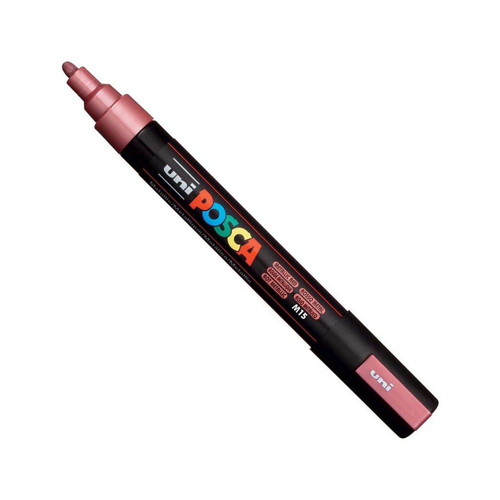 Marker Posca PC-5M - Uni - czerwony, metallic red