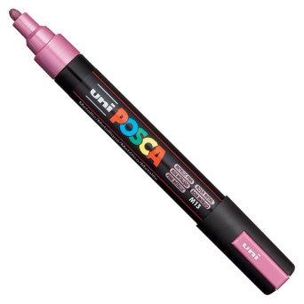 Marker Posca PC-5M - Uni - różowy, metallic pink