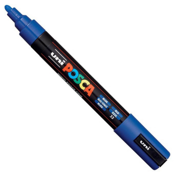 Marker Posca PC-5M - Uni - niebieski, blue