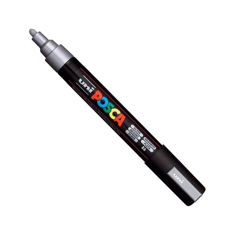 Uni Posca Paint Marker Pen PC-5M - Silver