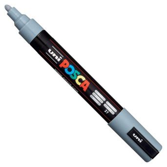 Marker Posca PC-5M - Uni - szary, grey