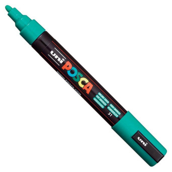 Marker Posca PC-5M - Uni - zielony, emerald green