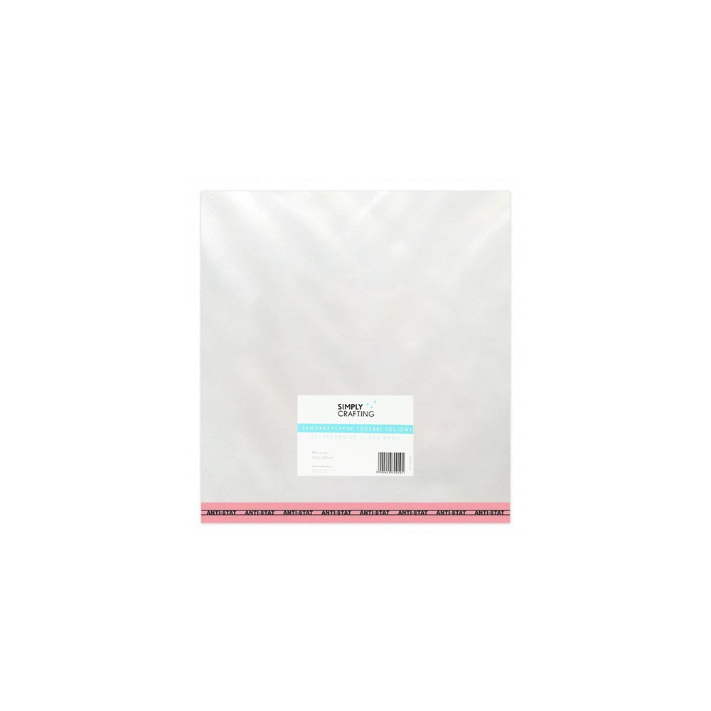 Self-adhesive foil plastic bags 35 x 35 cm 100 pcs