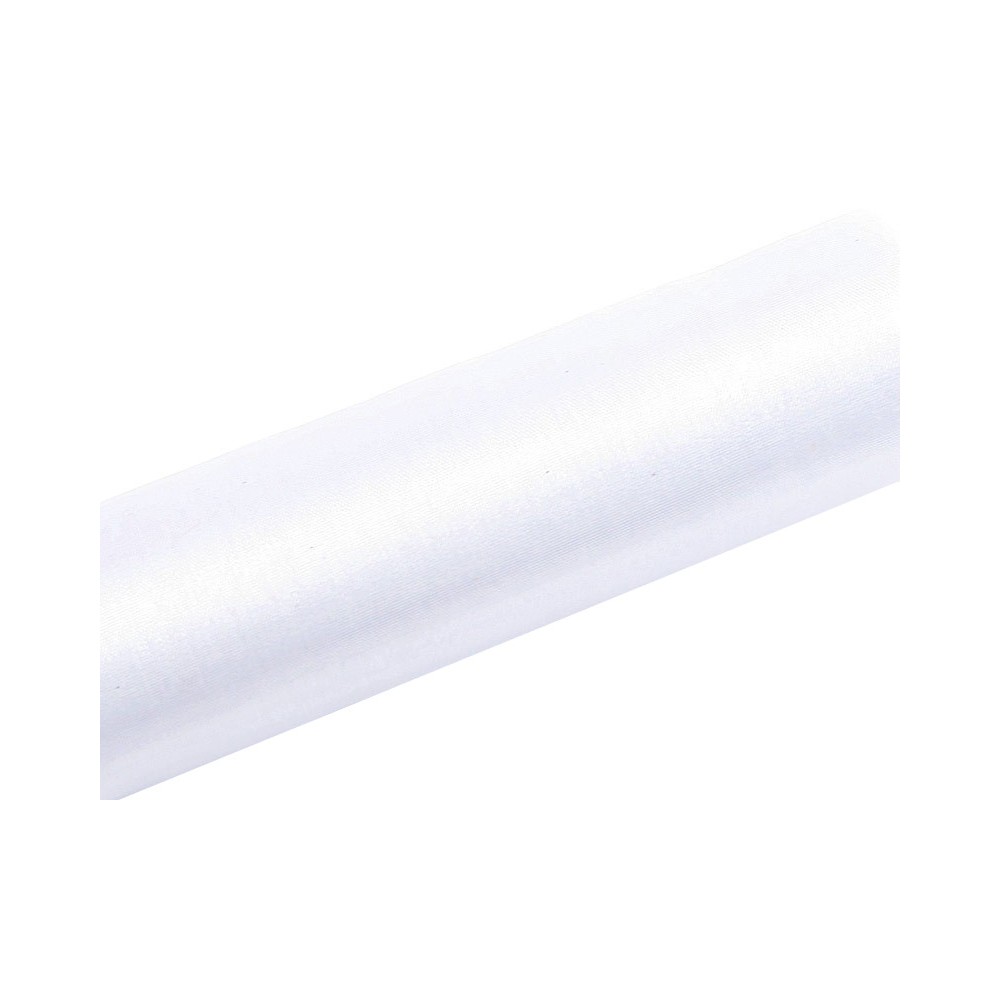 Smooth organza - white, 0,16 x 9 m