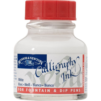 Tusz do kaligrafii DIP - Winsor & Newton - white, 30 ml