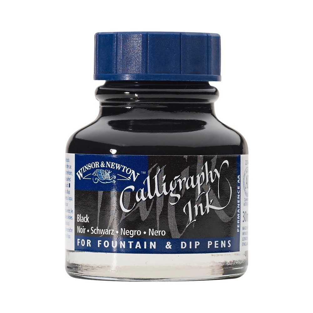 Calligraphy Inks - Black - Winsor & Newton
