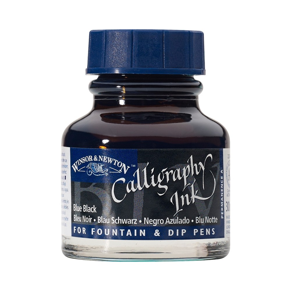Calligraphy Inks - Blue Black - Winsor & Newton