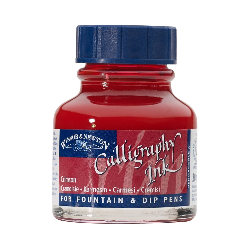 Calligraphy Inks - Crimson - Winsor & Newton