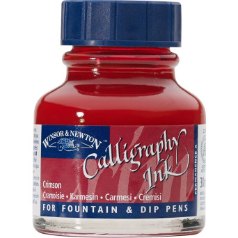 Calligraphy Inks - Crimson - Winsor & Newton