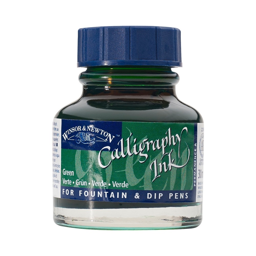 Calligraphy Inks - Green - Winsor & Newton