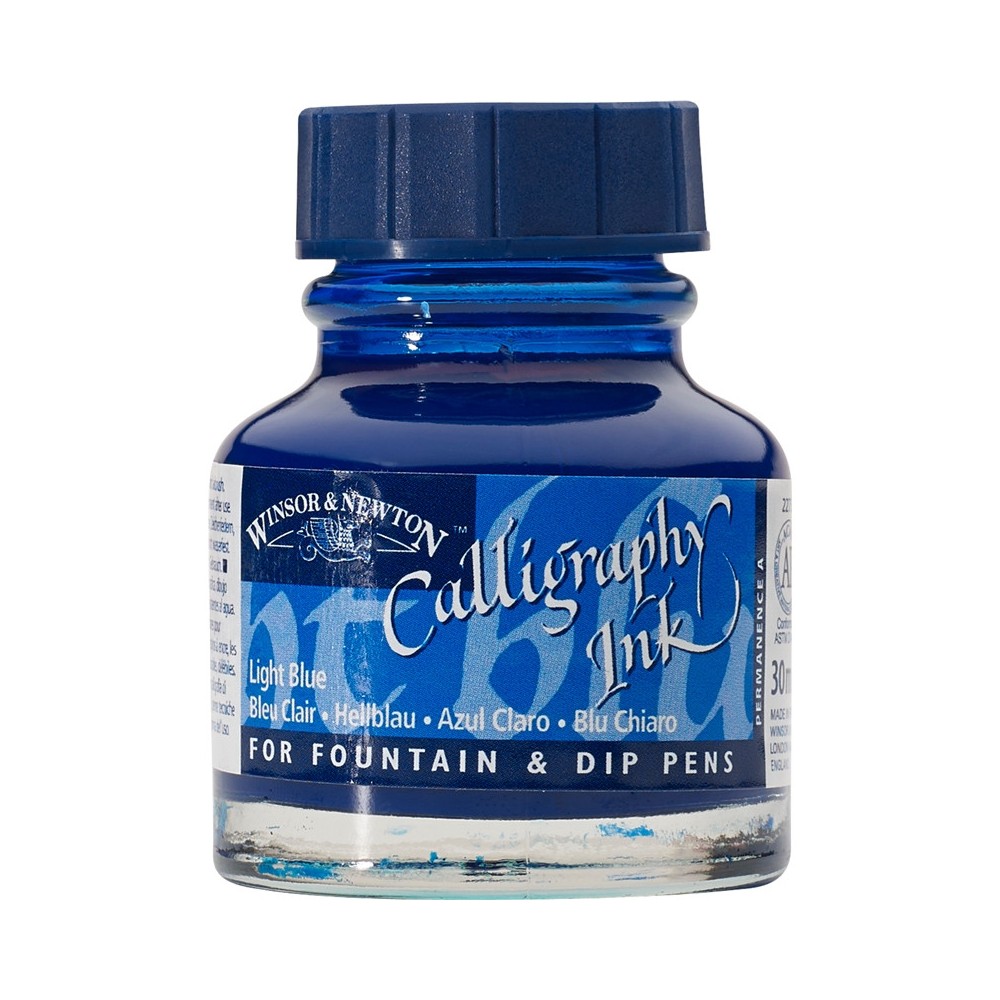 Calligraphy Inks - Light Blue - Winsor & Newton