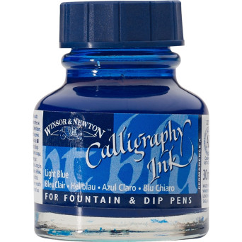 Calligraphy Inks - Light Blue - Winsor & Newton