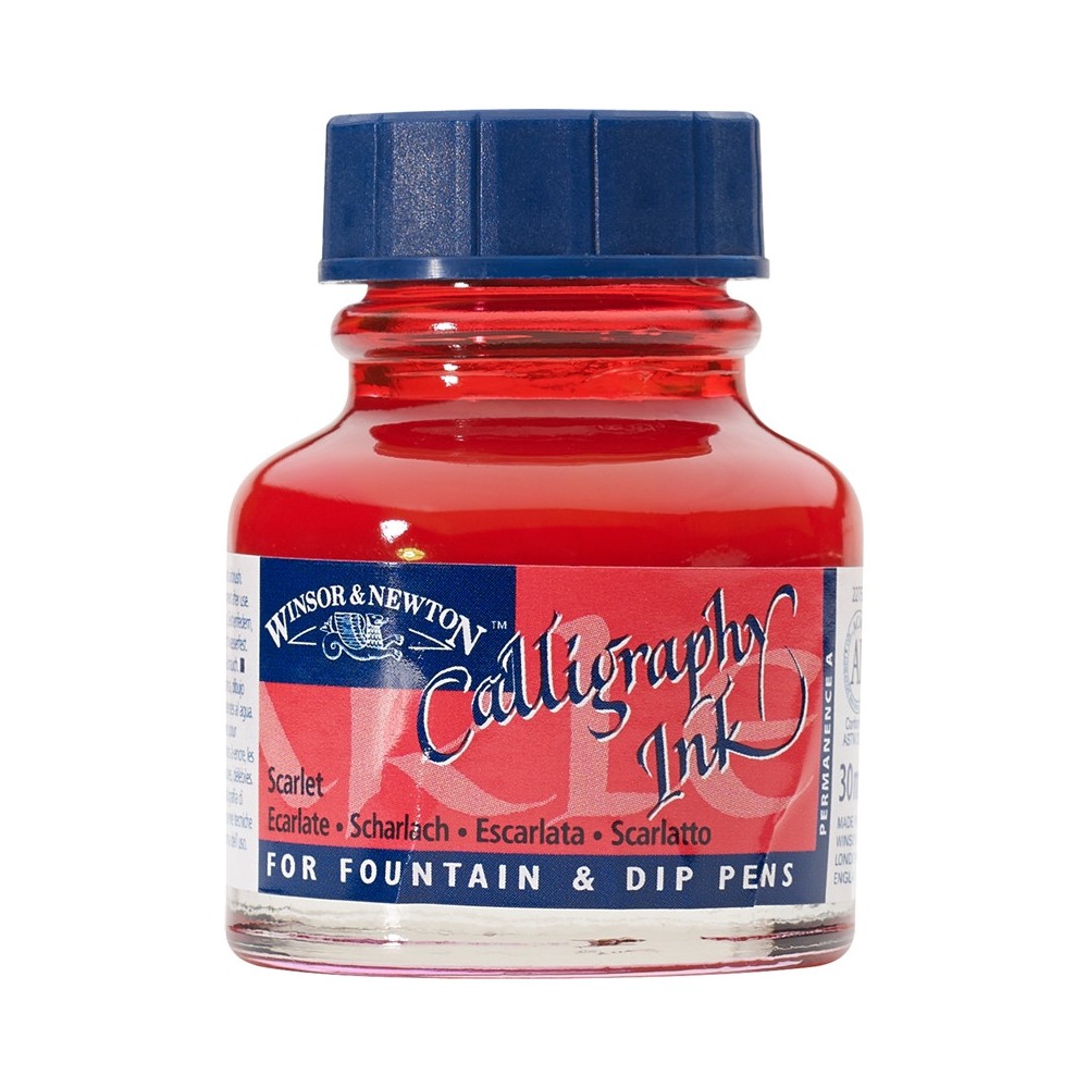 Calligraphy Inks - Scarlet - Winsor & Newton