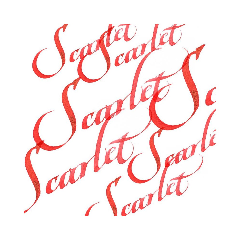 Tusz do kaligrafii - Winsor & Newton - scarlet, 30 ml