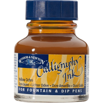 Calligraphy Inks - Yellow Ochre - Winsor & Newton