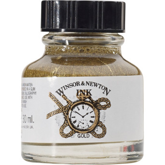 Drawing inks Winsor & Newton - Gold 30 ml