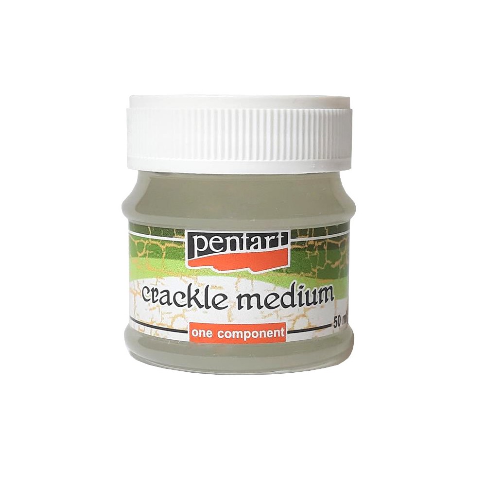 Lakier do spękań Crackle Medium - Pentart - jednoskładnikowy, 50 ml