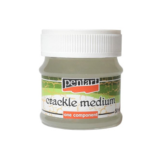 Lakier do spękań Crackle Medium - Pentart - jednoskładnikowy, 50 ml