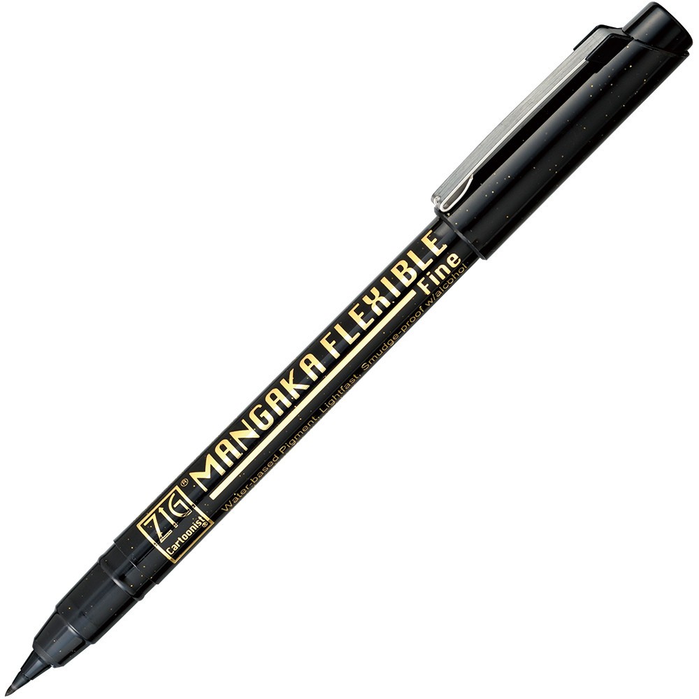 ZIG Cartoonist Mangaka Black Fine pen - Kuretake - black