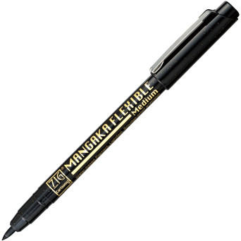 ZIG Cartoonist Mangaka Medium Black pen - Kuretake - black