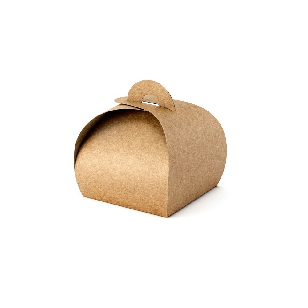 Boxes Heart, kraft 8,5x8,5x7 - 10 pcs