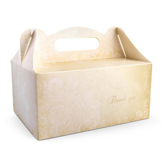 Decorative boxes for wedding cake, 10 pcs.