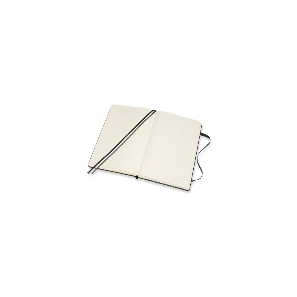 Notatnik w kropki A5 - Moleskine - czarny twarda okładka