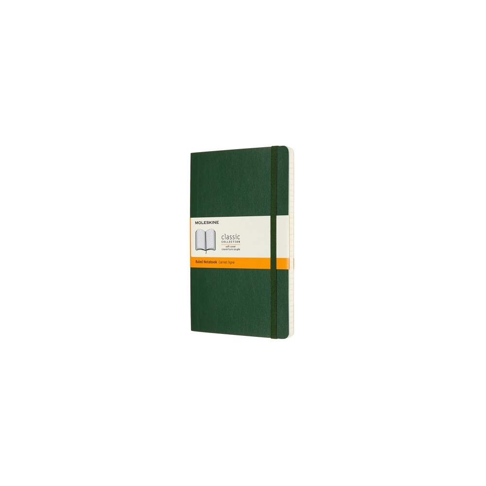 Notebook - Moleskine - ruled soft L myrtle green