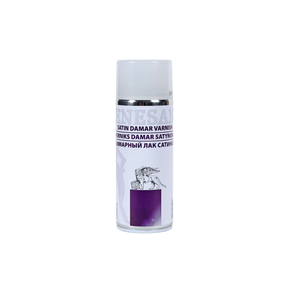 Werniks damarowy w sprayu - Renesans - satynowy, 400 ml