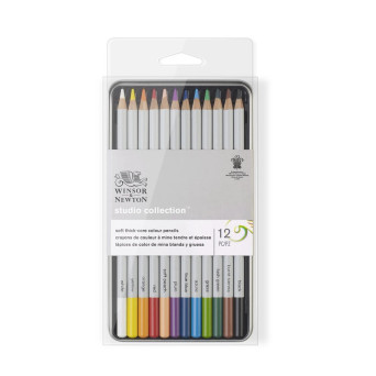 Zestaw kredek Studio Collection - Winsor & Newton - 12 szt.
