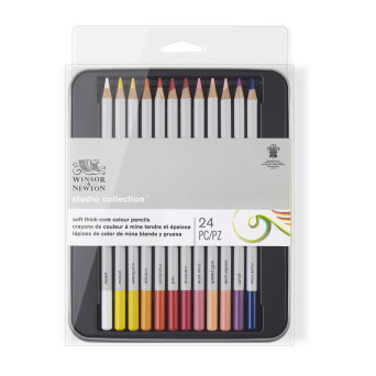 Zestaw kredek Studio Collection - Winsor & Newton - 24 szt.