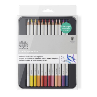 Zestaw kredek akwarelowych Studio Collection - Winsor & Newton - 24 szt.