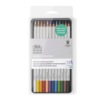 Zestaw kredek akwarelowych Studio Collection - Winsor & Newton - 12 szt.