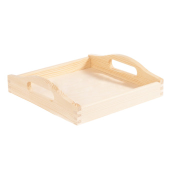 Wooden tray - 24 x 24 cm