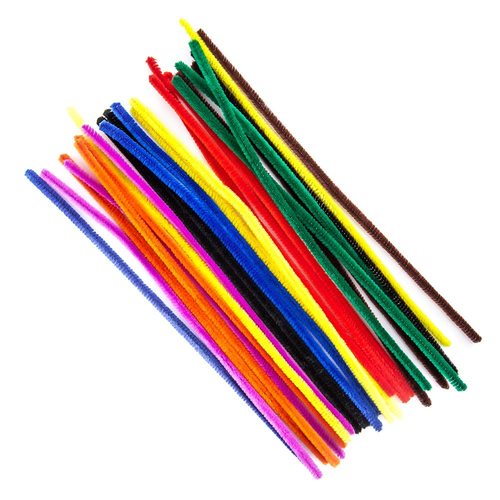 Druciki kreatywne, ozdobne - DpCraft - kolorowe, 30 cm, 25 szt.