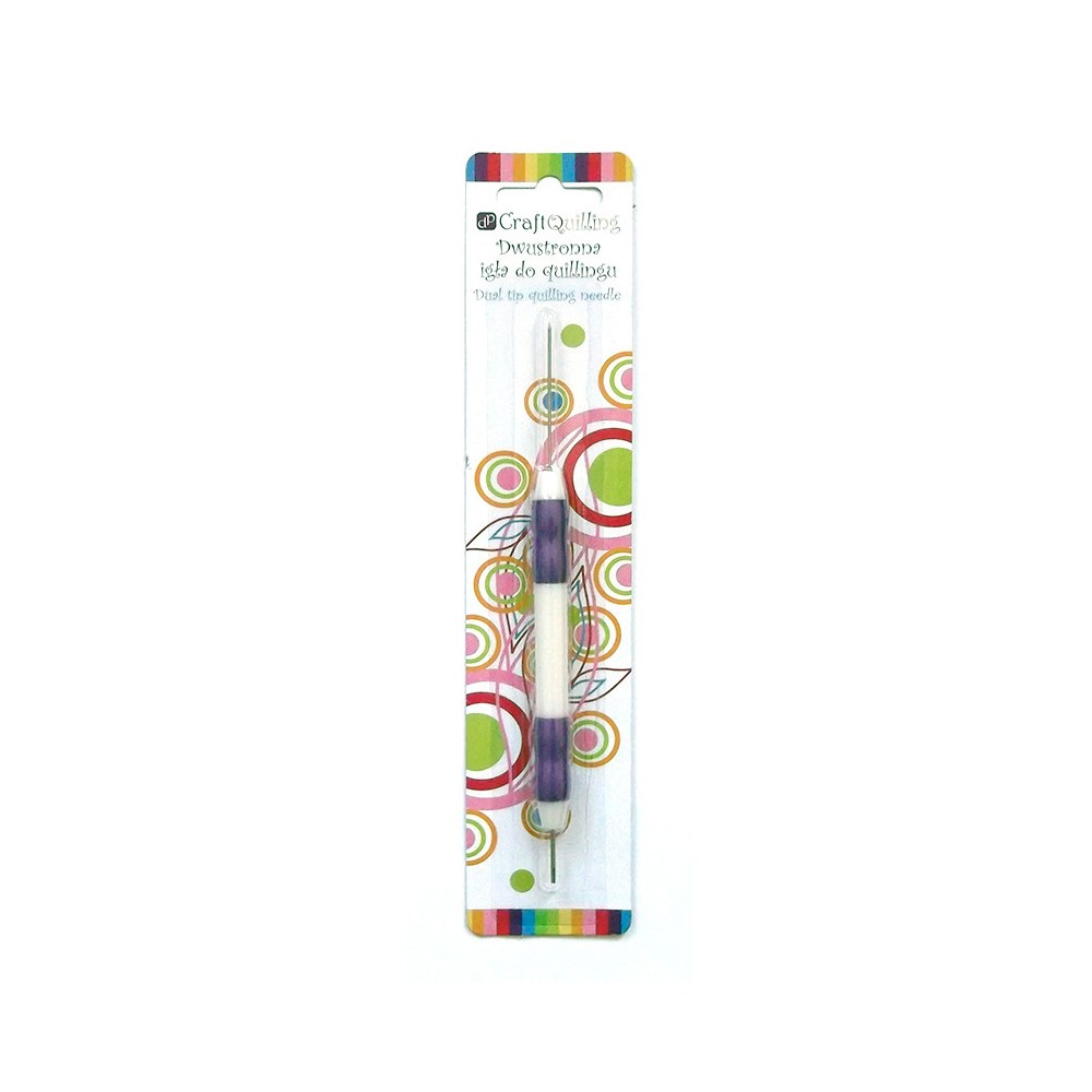 Dwustronna igła do quillingu - DpCraft - długa, 17 cm