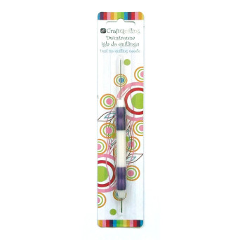 Dwustronna igła do quillingu - DpCraft - długa, 17 cm