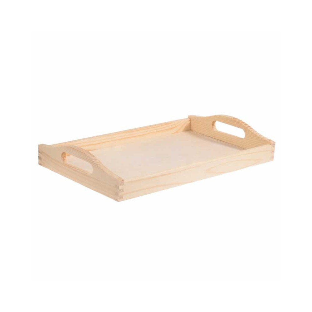 Wooden simple tray - small, 20 x 30 cm