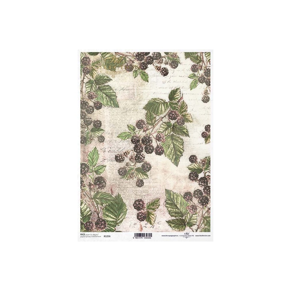 Papier do decoupage A4 - ITD Collection - ryżowy, R1256
