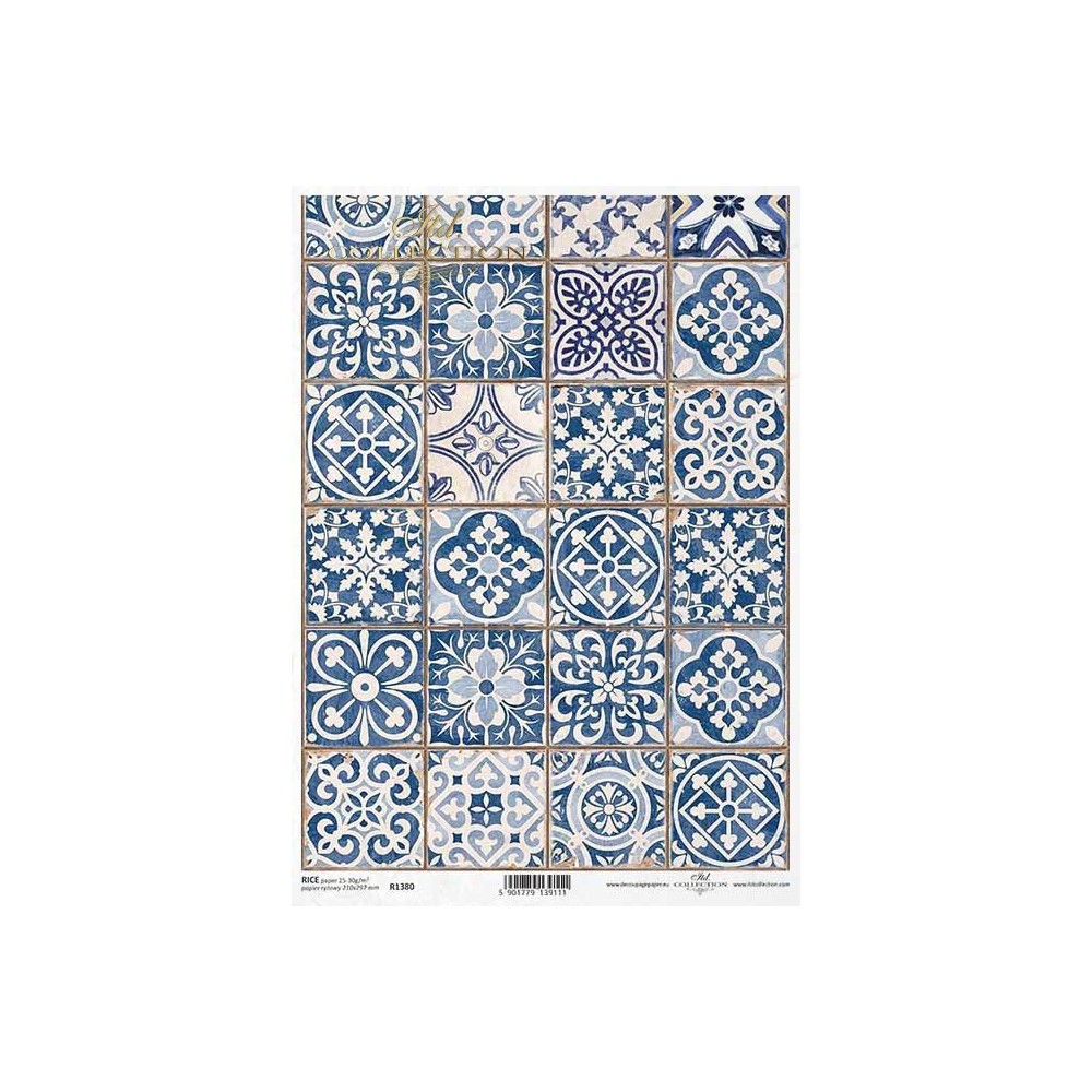 Decoupage paper A4 - ITD Collection - rice, R1380