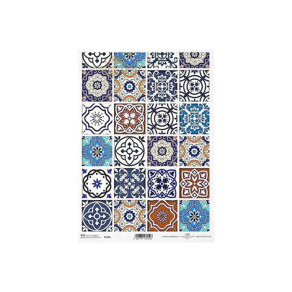 Papier do decoupage A4 - ITD Collection - ryżowy, R1381