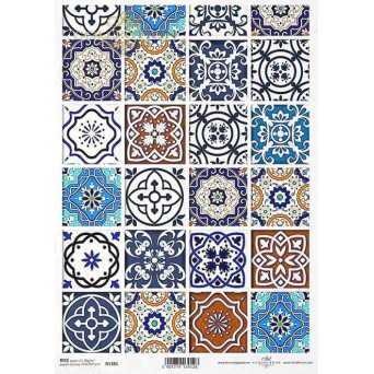Decoupage paper A4 - ITD Collection - rice, R1381