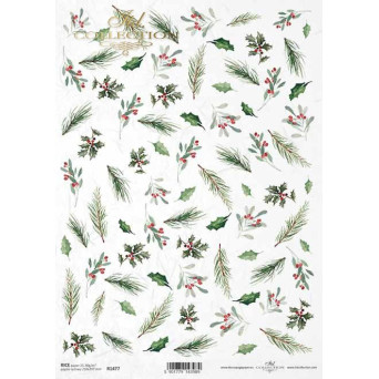 Decoupage paper A4 - ITD Collection - rice, R1477