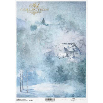 Decoupage paper A4 - ITD Collection - rice, R1521